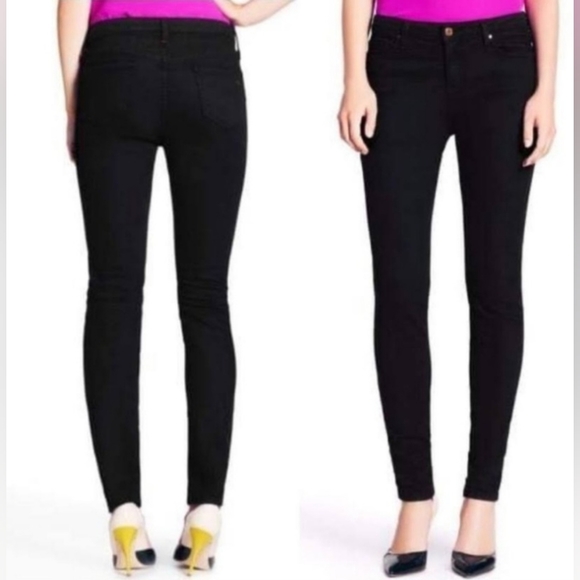 Kate Spade Black Play Hooky Minimalist Skinny Jean sz 28 - Picture 1 of 5
